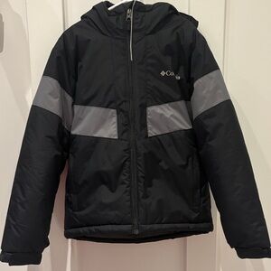 Columbia Kids Black and Gray Puffer Jacket